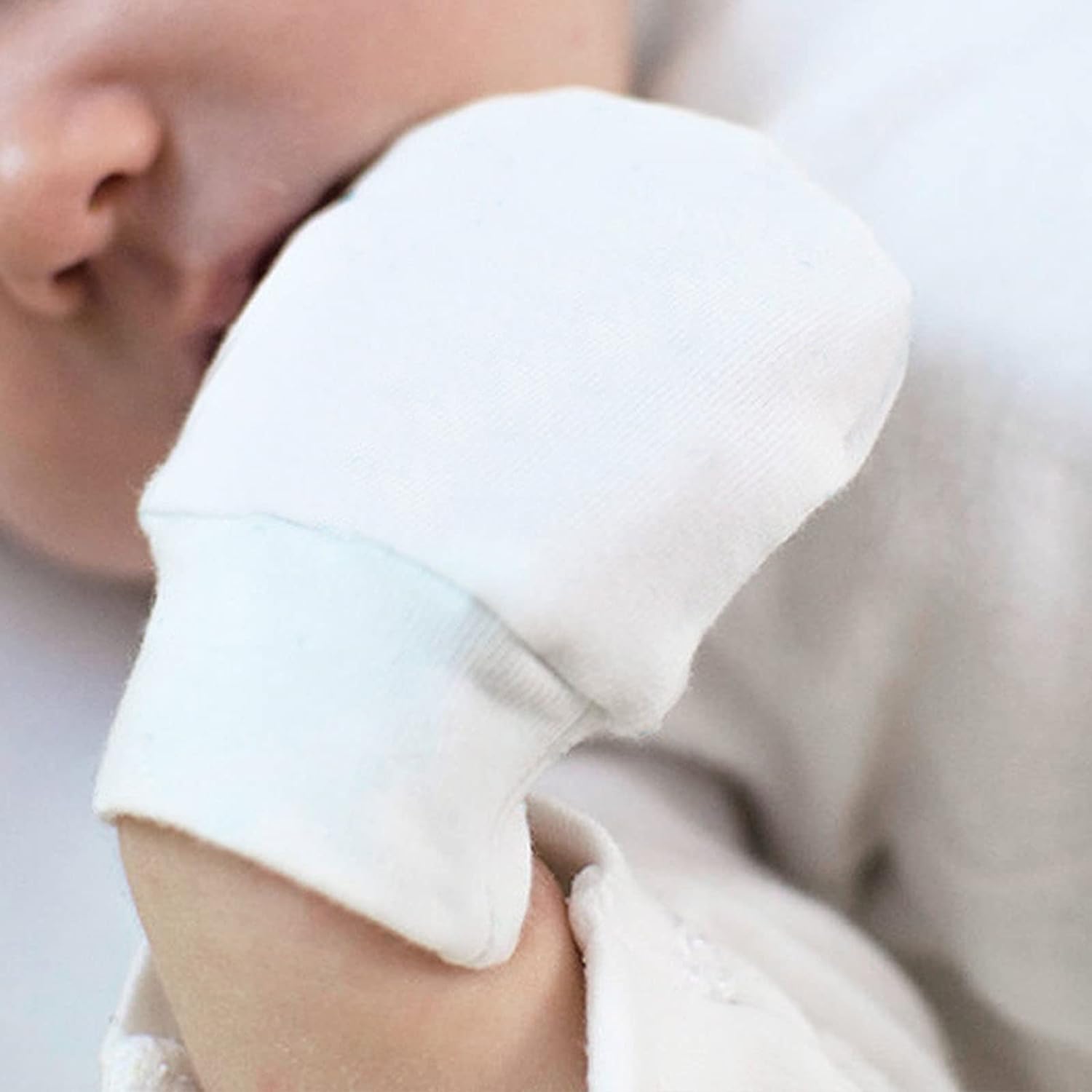Baby Mittens No Scratch Mittens Infant Soft Gloves Mittens for 0-6 Months Boys Girls - Image 4